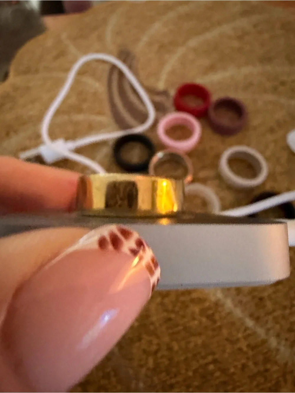 Yellow Gold Oura Ring size 8